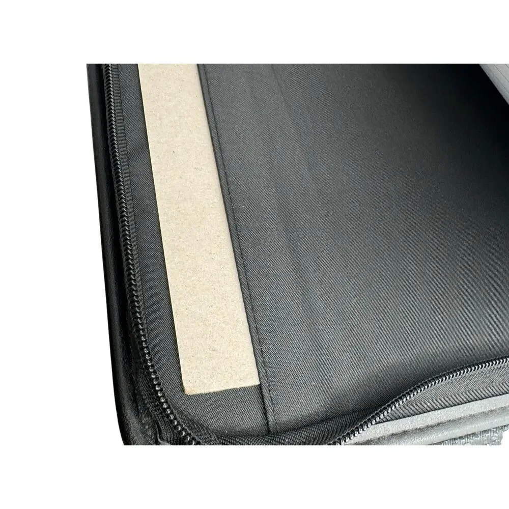 Samsill Zipper Padfolio Folder Organizer Pad Tablet Holder 13x10.5